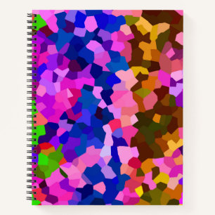 Cuaderno Patrón abstracto cristalino irlandés