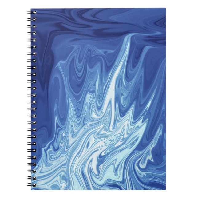 Cuaderno Patrón abstracto de acuarela (Frente)