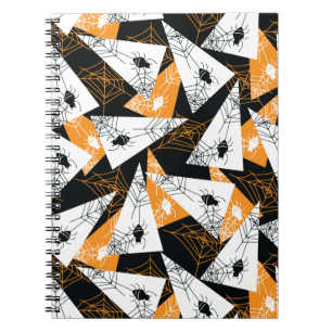 Cuaderno Patrón abstracto de araña cobweb I