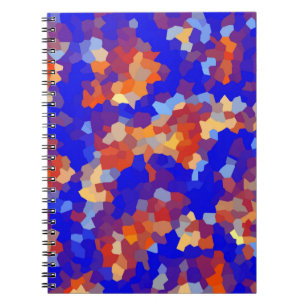 Cuaderno Patrón abstracto de cristal