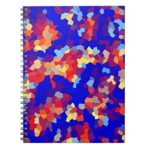 Cuaderno Patrón abstracto de cristal