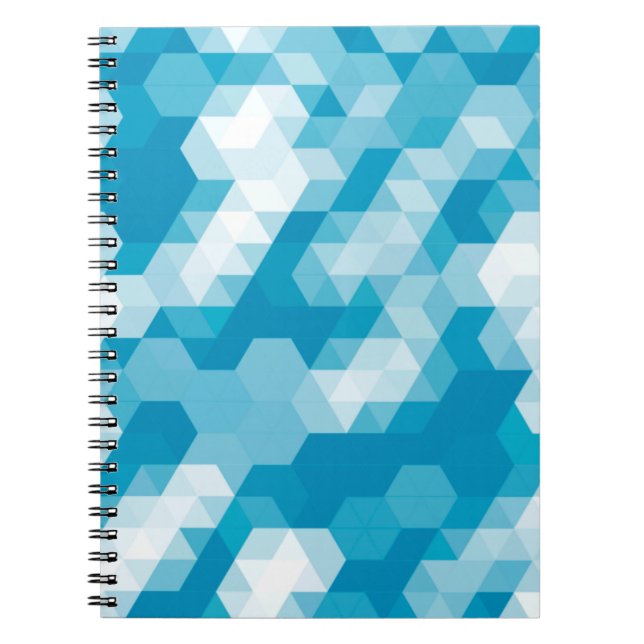 Cuaderno Patrón abstracto de las bases de las formas geomét (Frente)