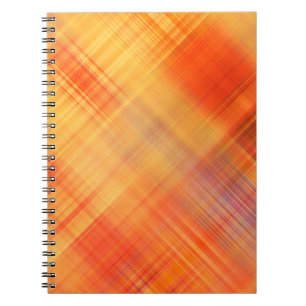 Cuaderno patrón abstracto de líneas diagonales geométricas,