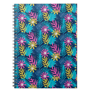 Cuaderno Patrón Abstracto De Mano Con Plantas-86761