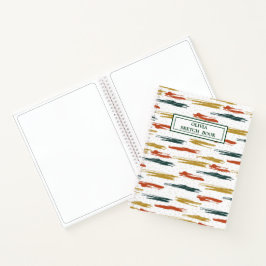 Cuaderno Patrón abstracto de pintura