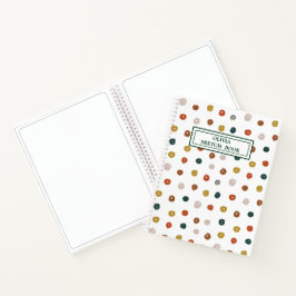 Cuaderno Patrón abstracto de pintura