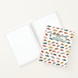 Cuaderno Patrón abstracto de pintura