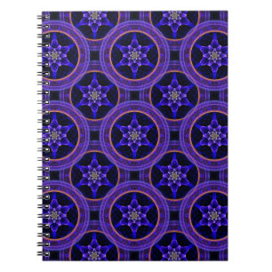 Cuaderno Patrón abstracto elegante boho moderno floral #505