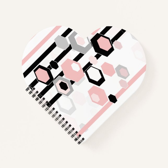 Cuaderno Patrón abstracto geométrico (Anverso)