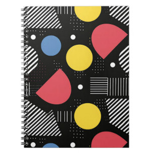 Cuaderno Patrón abstracto geométrico