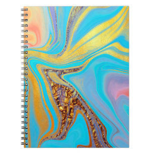 Cuaderno patrón abstracto marcado