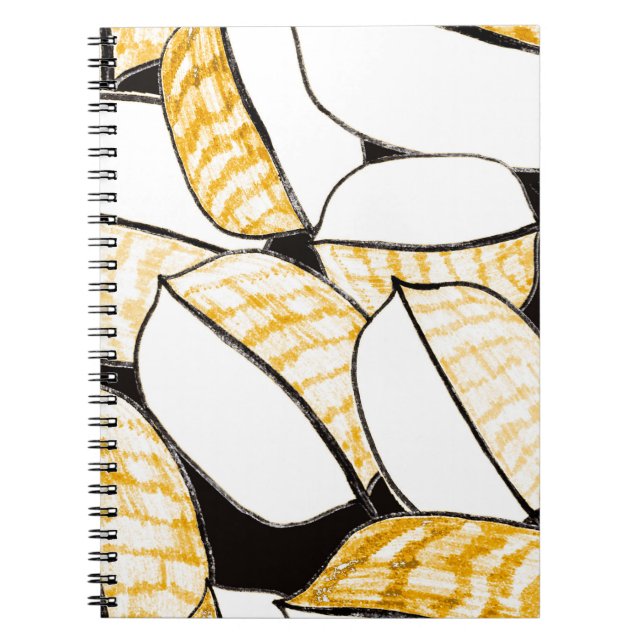 Cuaderno Patrón abstracto moderno sin fisuras con creativo (Frente)