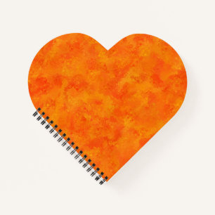 Cuaderno Patrón abstracto naranja