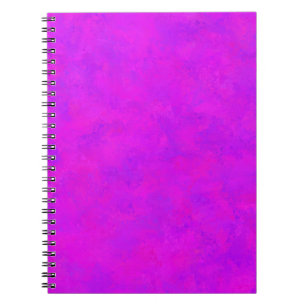 Cuaderno Patrón abstracto rosa púrpura
