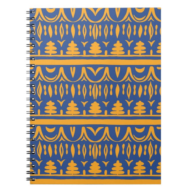 Cuaderno Patrón africano sin mar (Frente)
