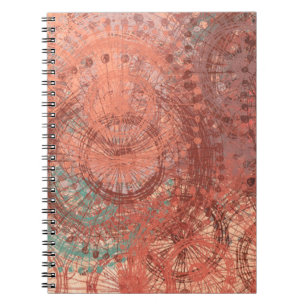 Cuaderno Patrón aleatorio de boceto loco. Caos y variedad.
