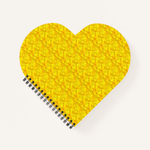 Cuaderno Patrón amarillo marino floral sin soldadura