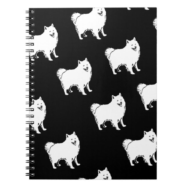 Cuaderno Patrón americano de raza de perro esquimal (Frente)