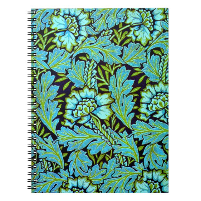 Cuaderno Patrón anémico de William Morris, (Frente)
