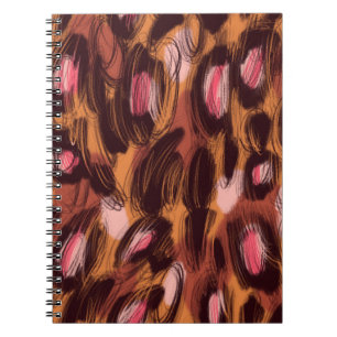 Cuaderno Patrón animal africano de los puntos leopardo