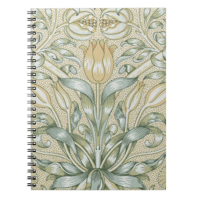 Cuaderno Patrón Antiguo de Granada de William Morris Lily (Frente)