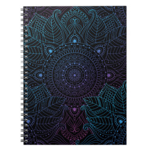 Cuaderno Patrón arabesco oriental sin foco. Decoración a to