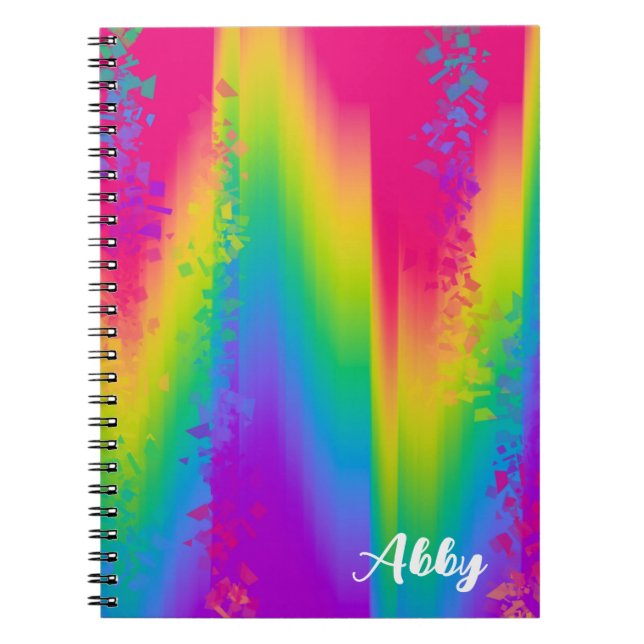 Cuaderno Patrón arcoiris (Frente)