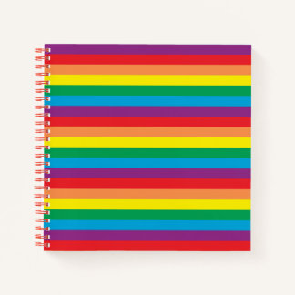 Cuaderno Patrón arcoiris simple