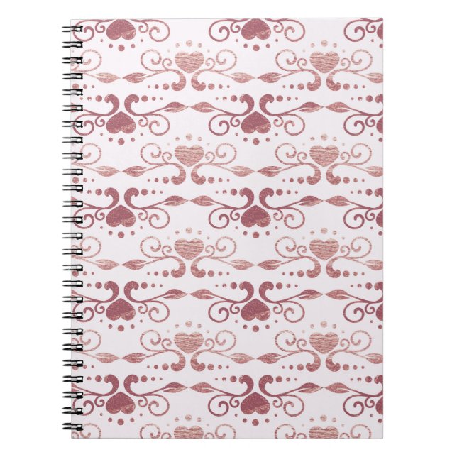 Cuaderno Patrón Art Decó. Papel pintado de época. Japonés o (Frente)