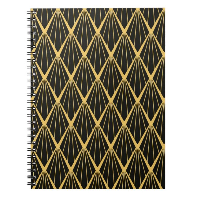 Cuaderno Patrón art déco sin fisuras. Orna de decoración vi (Frente)