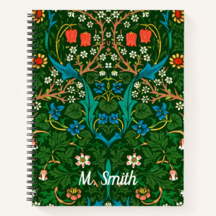 Cuaderno Patrón Art Nouveau de la espina negra de la WM Mo
