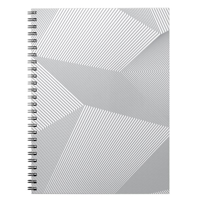 Cuaderno Patrón artístico, simple, moderno, elegante y fres (Frente)