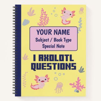 Cuaderno Patrón Axolotl de composición primaria