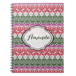 Cuaderno Patrón azteca.