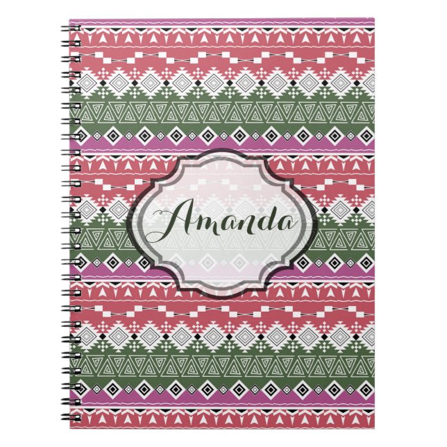 Cuaderno Patrón azteca. (Frente)