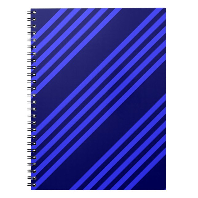 Cuaderno Patrón azul de cinco rayas (Frente)