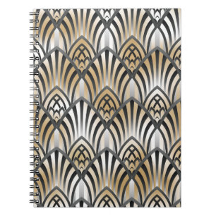 Cuaderno Patrón barroco sin foco. Patata ornamental de époc
