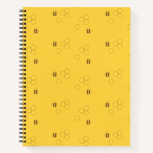 Cuaderno Patrón Bee Honeycomb (Anverso)