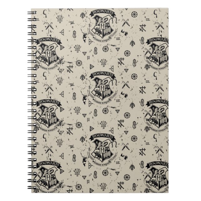 Cuaderno Patrón Beige HOGWARTS™ (Frente)