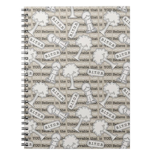 Cuaderno Patrón BITUB (Cree en lo Increíble) (Frente)
