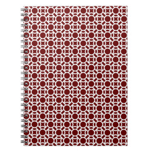 Cuaderno Patrón blanco sin costuras fondo de color DIY