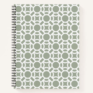 Cuaderno Patrón blanco sin costuras fondo de color personal