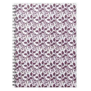 Cuaderno Patrón botánico estético