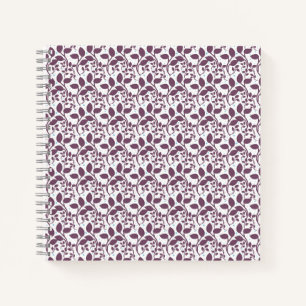 Cuaderno Patrón botánico estético
