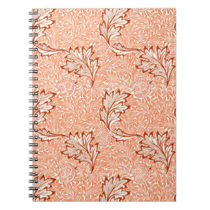 Cuaderno Patrón Botánico Vintage de Manzana de William Morr