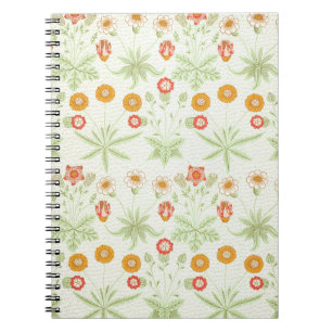 Cuaderno Patrón Botánico Vintage de Margarita de William Mo