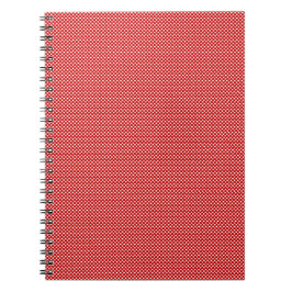 Cuaderno Patrón cardíaco pixelado rojo