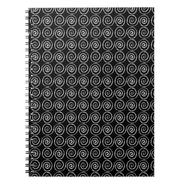Cuaderno Patrón celta de doble espiral (Frente)