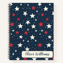Patrón Clásico de Estrellas Patrióticas