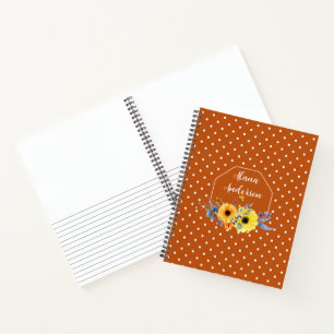Cuaderno Patrón clásico de lunares